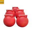 Customized spherical float water mark floating ball plastic marine buoy